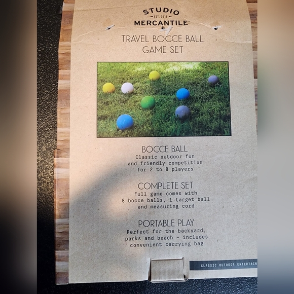 2Pack STUDIO MERCANTILE Travel Bocce Ball Game Set - Picture 7 of 7
